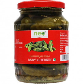 Neo Baby Gherkin ( Processed Vegetable)   Glass Jar  350 grams